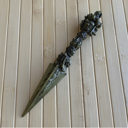 Пуэрное шило-нож в старом стиле из медного сплава золотистое